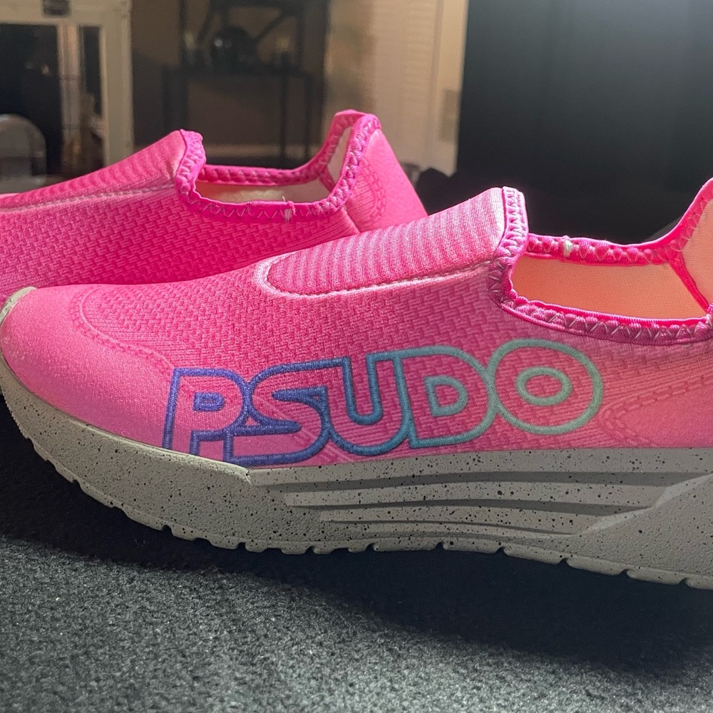 Women’s Pink Slip-On athletic Shoes